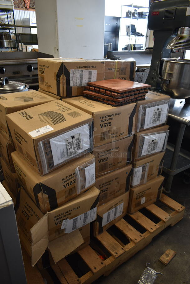 26 Boxes of 10 BRAND NEW V375 88-Slat Deck Tiles. 26 Times Your Bid! - Image 2 of 8