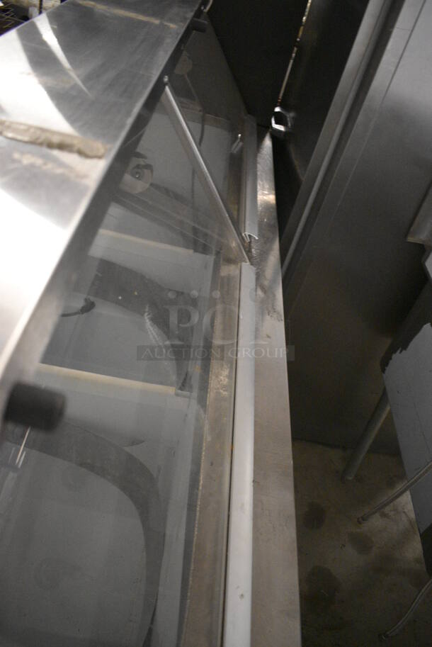 Stainless Steel Commercial Floor Style Ice Cream Dipping Cabinet w/ 3 Metal Ice Cream Tub Collars. 67.5x30x52.5. Tested and Working! - Image 5 of 5