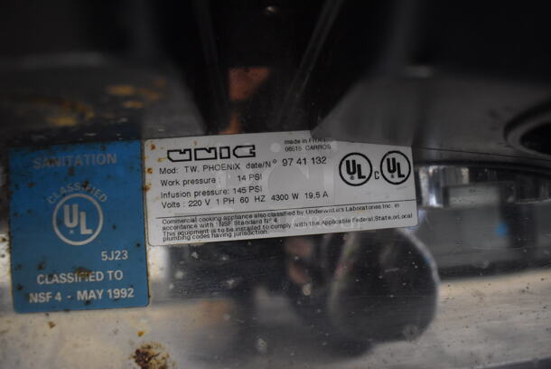 Unic TW PHOENIX Stainless Steel Commercial Countertop 2 Group Espresso Machine w/ Steam Wand. 220 Volts, 1 Phase. 23x22x19 - Image 7 of 8