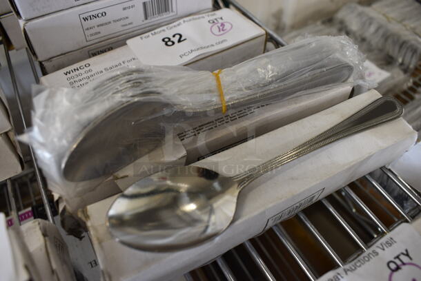 24 BRAND NEW IN BOX! Update HL-403 Stainless Steel Spoons. 7.25". 24 Times Your Bid! - Image 2 of 3
