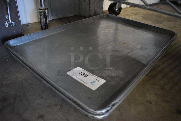 2 Metal Full Size Baking Pans. 18x26x1. 2 Times Your Bid! - Image 2 of 3