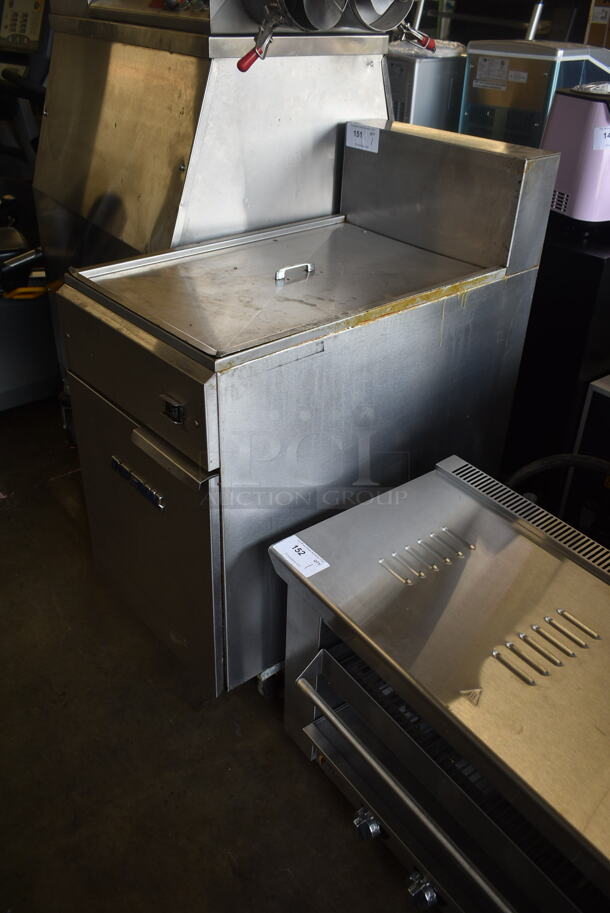 Imperial IFS-75 Stainless Steel Commercial Floor Style Electric Powered 75 Pound Capacity Deep Fat Fryer on Commercial Casters. 208/240 Volts. - Image 2 of 7