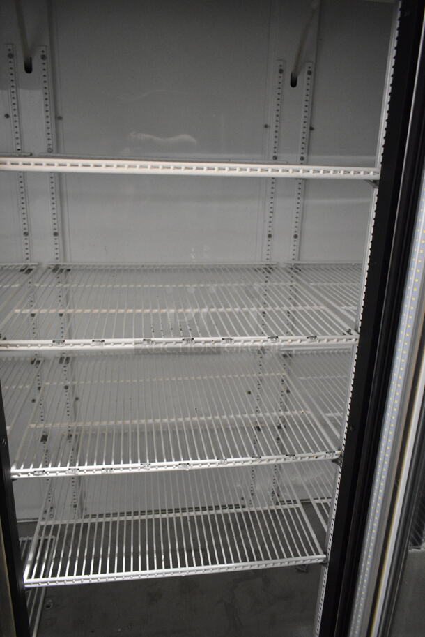 2014 True GDM-72 Metal Commercial 3 Door Reach In Cooler Merchandiser w/ Poly Coated Racks. 115 Volts, 1 Phase. Tested and Working! - Image 4 of 6