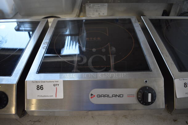 2019 Garland Model SH/BA 5000 Stainless Steel Commercial Countertop Electric Powered Single Burner Induction Range. 208 Volts, 3 Phase. 15x17.5x5.5