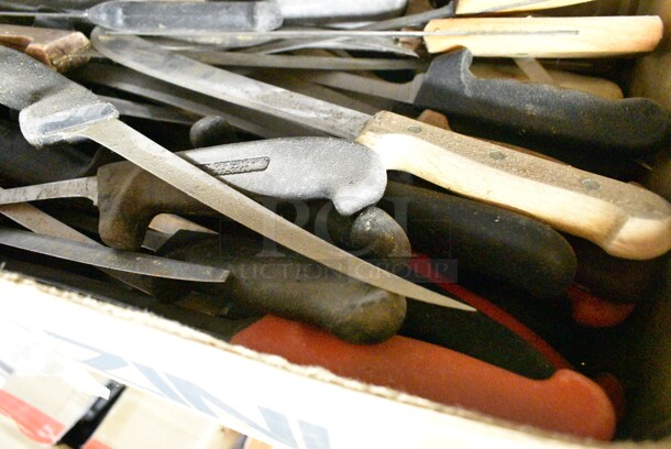 100 SHARPENED Stainless Steel Knives Including Fillet Knives. 100 Times Your Bid!  - Image 8 of 9