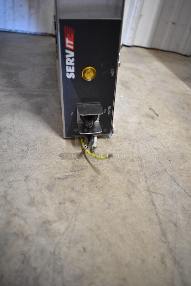 BRAND NEW SCRATCH AND DENT! ServIt 423SWTD60 60" High Wattage Double Strip Warmer with On/Off Toggle Controls and 3" Spacer . 120 Volts, 1 Phase.  - Image 4 of 5