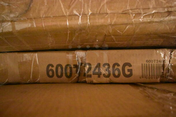 BRAND NEW SCRATCH AND DENT! Regency 600T2436G 24" x 36" 18-Gauge 304 Stainless Steel Commercial Work Table with Galvanized Legs and Undershelf - Image 2 of 2