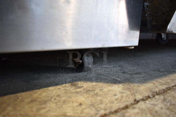 Delfield 406CA-DD1 Stainless Steel Commercial Single Door Undercounter Cooler on Commercial Casters. 115 Volts, 1 Phase. Tested and Powers On But Does Not Get Cold - Image 4 of 4