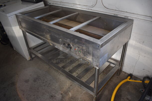 Adcraft EST-240 Stainless Steel Commercial Electric Powered Steam Table. 208-240 Volts, 1 Phase. 57.5x26.5x35.5 - Image 4 of 6