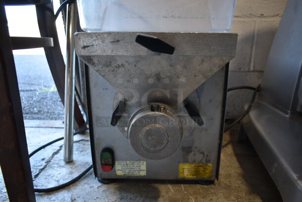 Olde Tyme PN2 Stainless Steel Commercial Countertop Single Hopper Peanut Butter Mill Nut Grinder. 115 Volts, 1 Phase. Tested and Working! - Image 3 of 7