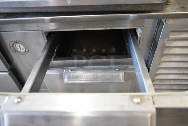 Randell 20078SCAM Stainless Steel Commercial 4 Drawer Chef Base. 115 Volts, 1 Phase. Tested and Working! - Image 3 of 7
