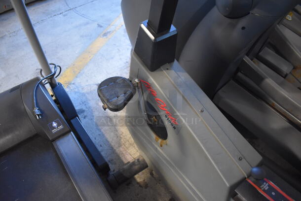 Life Fitness Life Cycle 9100R Metal Commercial Floor Style Stationary Exercise Bicycle. 24x52x50. Tested and Does Not Power On - Image 6 of 7