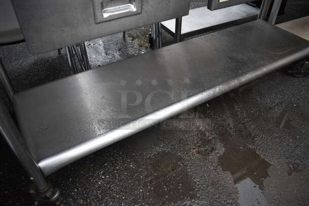 Stainless Steel Table w/ 3 Drawers and Stainless Steel Under Shelf on Commercial Casters. 72x24x34.5 - Image 3 of 7
