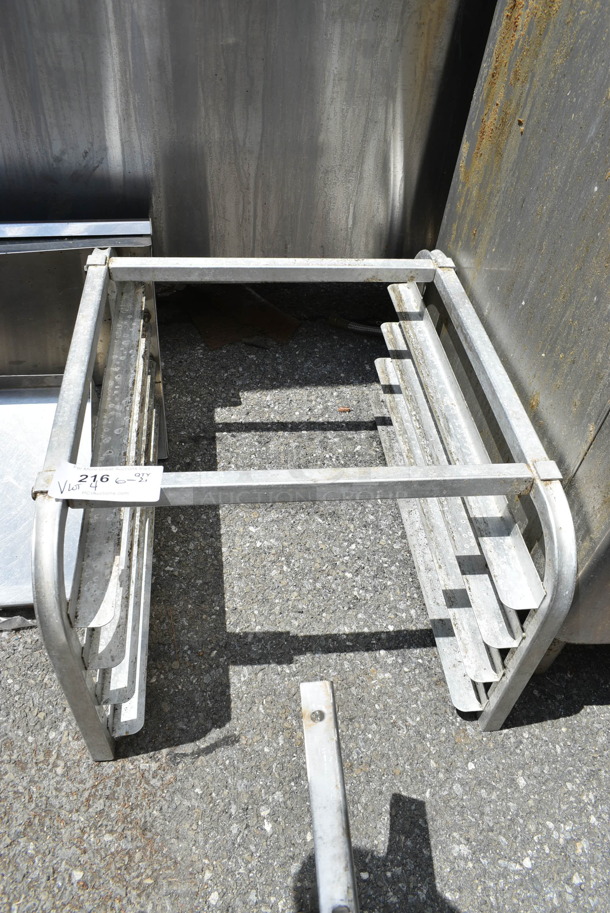 4 Items; Metal Pan Rack and 3 Metal Wall Mount Shelves. Includes 51.5x10.5x10, 23x20.5x15. 4 Times Your Bid! - Image 5 of 5