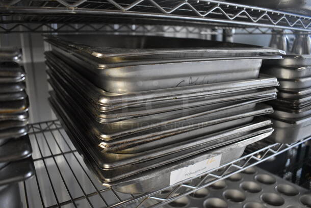 12 Stainless Steel Full Size Drop In Bins. 1/1x2. 12 Times Your Bid! - Image 2 of 3