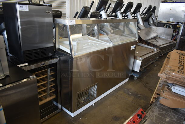 BRAND NEW SCRATCH AND DENT! Avantco 178CPSS68HC Stainless Steel Commercial Ice Cream Dipping Cabinet. Tested and Working! - Image 2 of 7