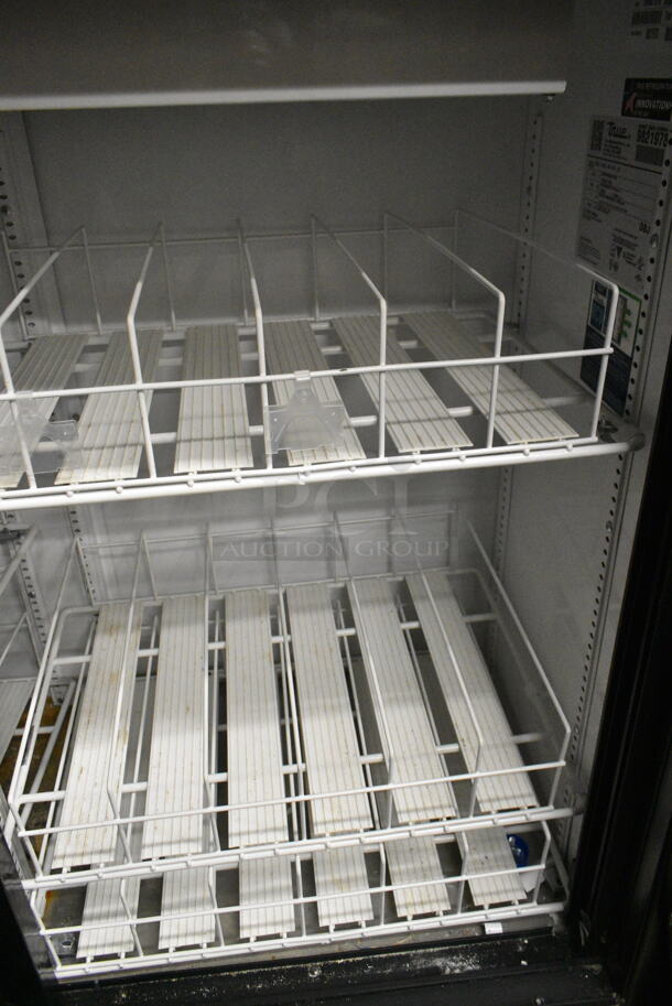 2019 True GDM-41SL-48-HC-LD Metal Commercial 2 Door Reach In Cooler Merchandiser w/ Poly Coated Racks. 115 Volts, 1 Phase. Tested and Working! - Image 3 of 4