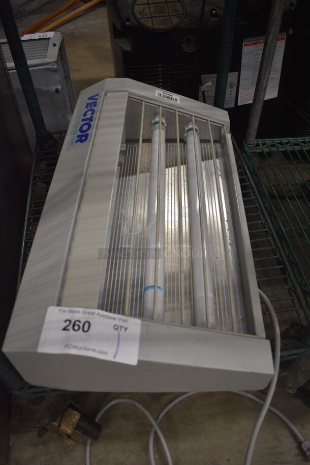 Vector White Metal Bug Zapper. 21x6x12. Tested and Working! - Image 1 of 3