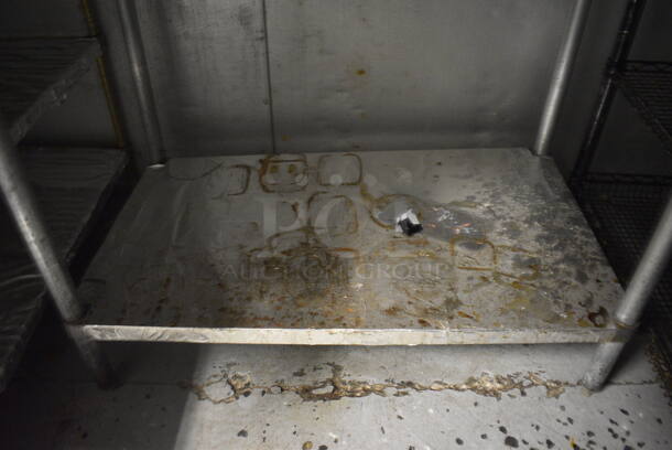 Stainless Steel Table w/ Metal Under Shelf. 48x30x37. (kitchen) - Image 3 of 4