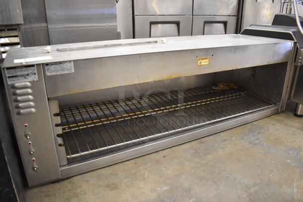 Standex CMW-48 Stainless Steel Commercial Electric Cheese Melter. 208 Volts, 1 Phase. 50x17x16