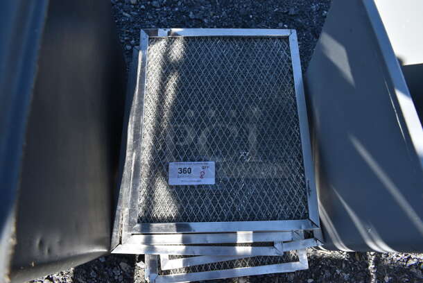8 Metal Filters for Hood. 16x20x2. 8 Times Your Bid!