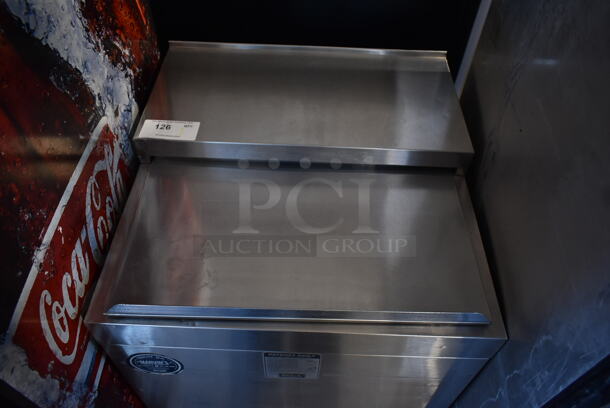 Perlick 8340UL Stainless Steel Commercial Back Bar Bottle Cooler w/ Sliding Lid on Commercial Casters. 115 Volts, 1 Phase. Tested and Powers On But Does Not Get Cold - Image 4 of 6