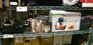10 Various Items Including KnoxGear Speaker Wire Spools, Koah Li-ion Battery, Hook and Loop Fastening Cable Ties, Cuisipro Reusable Bags, Donjoy Ankle Brace, Nutrichef PKCOV45 Food Fryer, Pyle PKWMA210 Soundbar, Pyle PDA69BU Digital Karaoke Amplifier. 10 Times Your Bid! 
