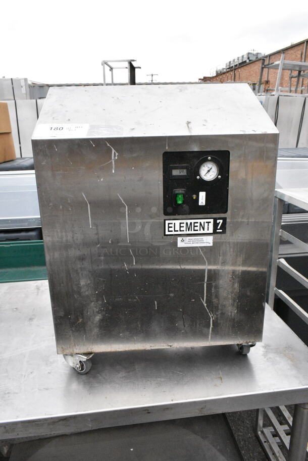 Jun-Air 87R-4MN1-HSBHH Stainless Steel Commercial Element 7 Nitro Brew Nitrogen Generator on Commercial Casters. 120 Volts, 1 Phase. - Image 1 of 5