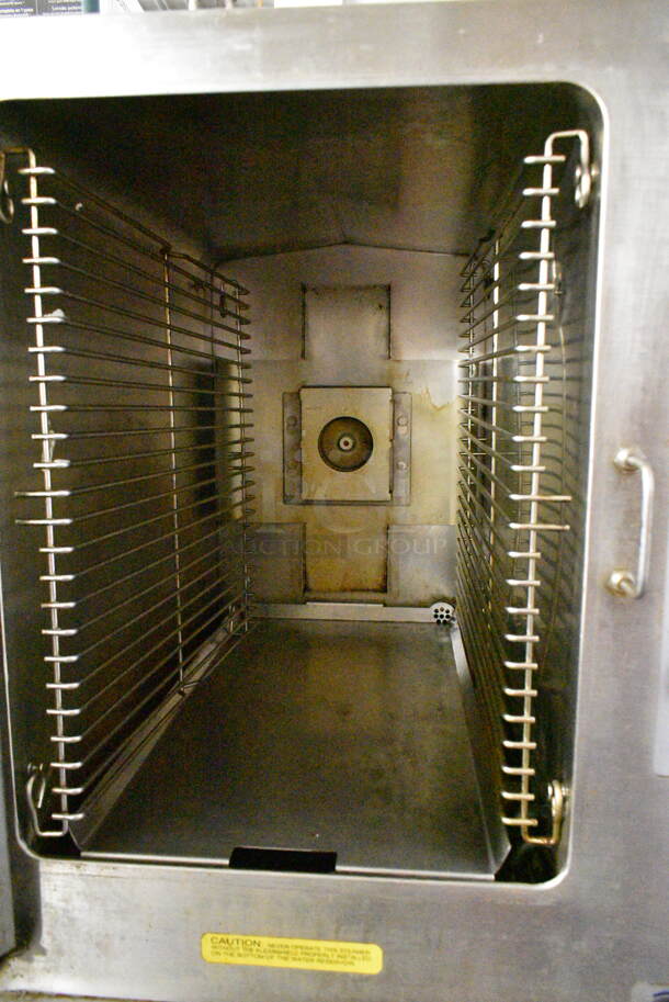 2014 Cleveland 22CGT6.1 Stainless Steel Commercial Natural Gas Powered Single Deck Steam Cabinet.  - Image 5 of 7