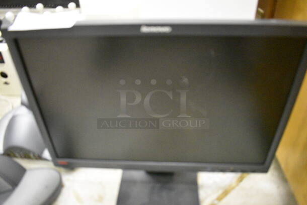 Lenovo Flat Screen Computer Monitor  - Image 1 of 5