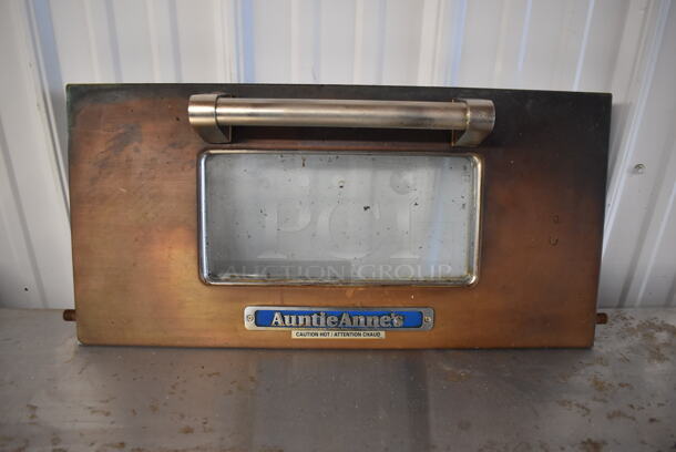 Auntie Anne's Stainless Steel Pizza Oven Door. 23x4x11