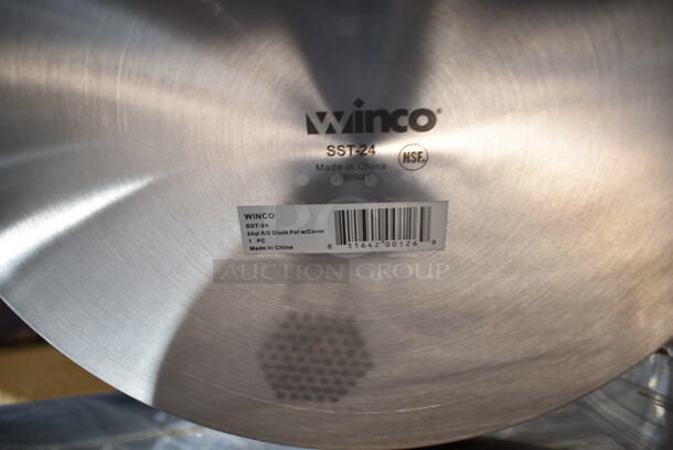 2 BRAND NEW! Items; Winco SST-24 Stock Pot and Winco 211 Soup Warmer. 2 Times Your Bid! - Image 5 of 8