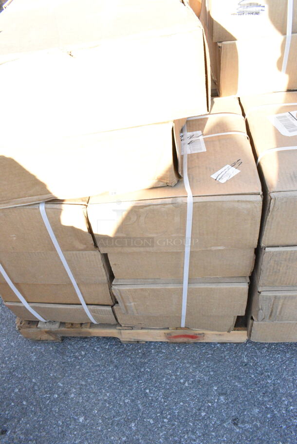 31 BRAND NEW Boxes Including 24 Box Medique 712MTM 3-Shelf Empty First Aid Cabinet with Pockets, QSB104CL Regency Clear Shelf Bin, 17 7/8" x 6 5/8" x 4" - 20/Case. 31 Times Your Bid!  - Image 3 of 12