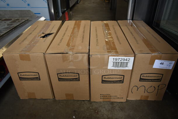 4 Boxes of 12 BRAND NEW! Rubbermaid Mop Heads. 4 Times Your Bid! - Image 2 of 7