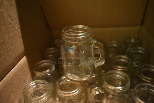 Box of 24 BRAND NEW Acopa Drinking Jars. 2.5x2x3. (bar) - Image 1 of 3