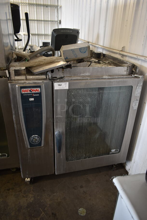 Rational SCC WE 102 Stainless Steel Commercial Combitherm Self Cooking Center Convection Ovens on Commercial Casters. 480 Volts, 3 Phase. - Image 1 of 5