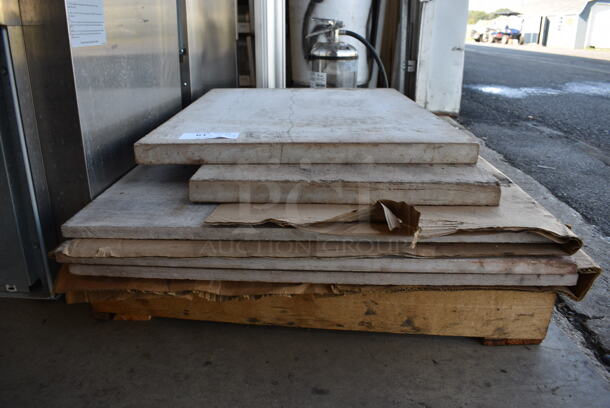 ALL ONE MONEY! Lot of 5 Various Cooking Stones for Pizza Oven. Includes 23x31x1.5 - Image 3 of 4