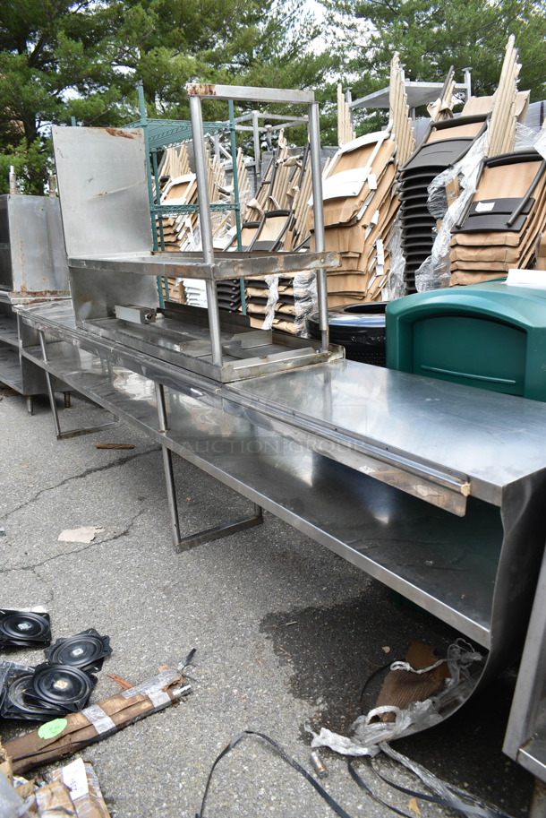 2 Eagle Stainless Steel 2 Tier Over Shelves. 160x18x33, 64x18x37. 2 Times Your Bid! - Image 1 of 6