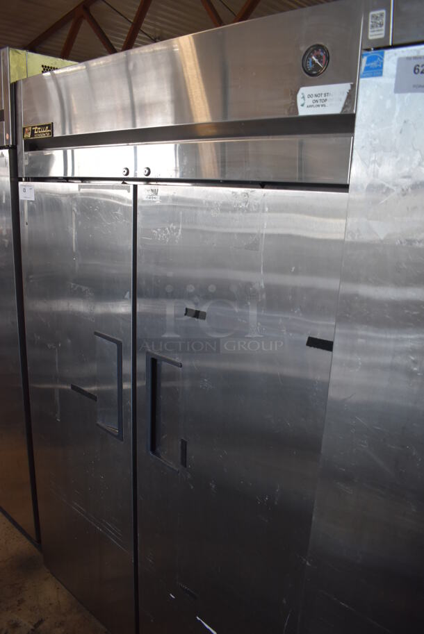 2011 True TG2R-2S ENERGY STAR Stainless Steel Commercial 2 Door Reach In Freezer w/ Poly Coated Racks. 115 Volts, 1 Phase. Tested and Working! - Image 2 of 6