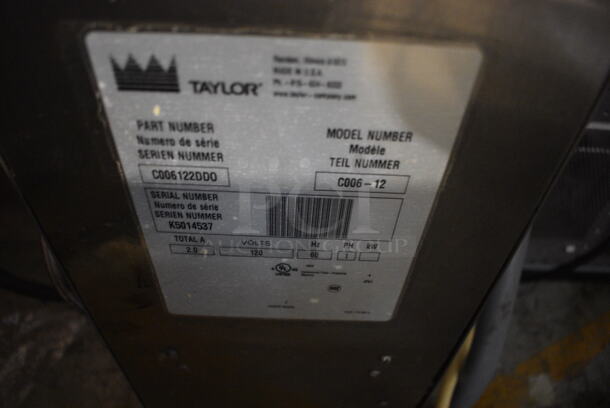 Taylor Model C006-12 Stainless Steel Commercial Countertop Flavor Dispenser. 120 Volts, 1 Phase. 8.5x24x25 - Image 5 of 5