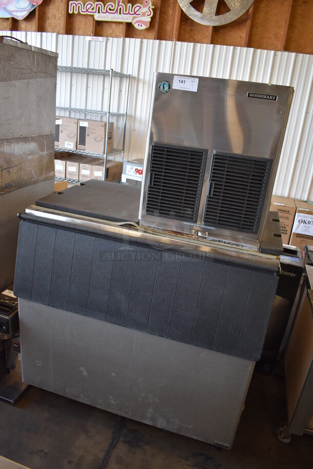 Hoshizaki F-1001MAH Stainless Steel Commercial Ice Head on Commercial Ice Bin. 208-230 Volts, 1 Phase. 49x34x73 - Image 2 of 7