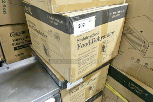 BRAND NEW IN BOX! Avantco 177LT06A Stainless Steel Commercial Food Dehydrator. 120 Volts, 1 Phase. Tested and Only Works On The Highest Heat Setting. - Image 2 of 3