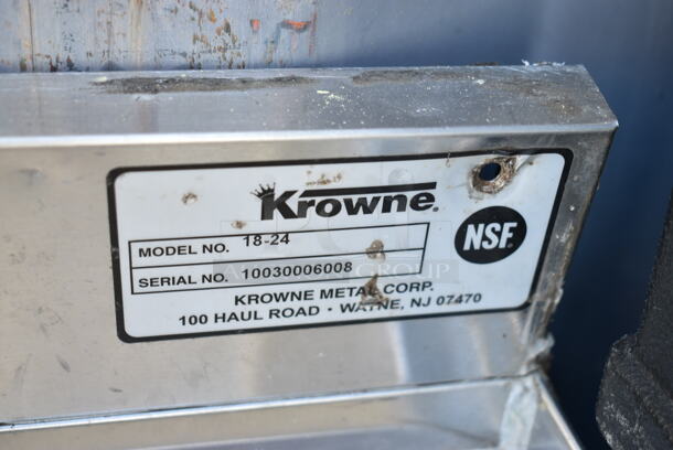 Krowne 18-24 Stainless Steel Commercial Ice Bin.  - Image 3 of 3