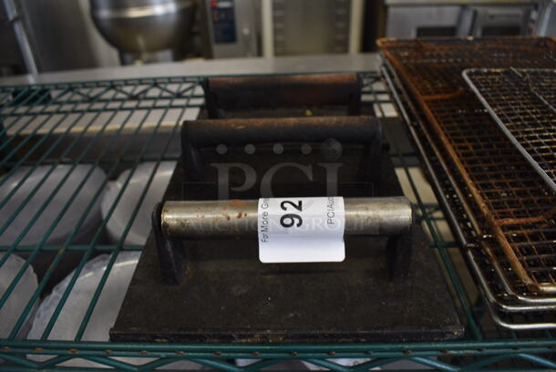 3 Metal Bacon Presses. 8.5x4.5x3. 3 Times Your Bid!