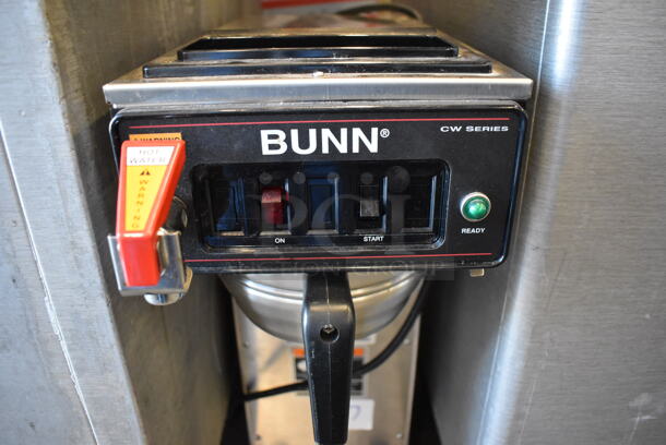 2017 Bunn CWTF-APS DV Stainless Steel Commercial Countertop Coffee Machine w/ Hot Water Dispenser and Metal Brew Basket. 120 Volts, 1 Phase. 8x20x25 - Image 3 of 5