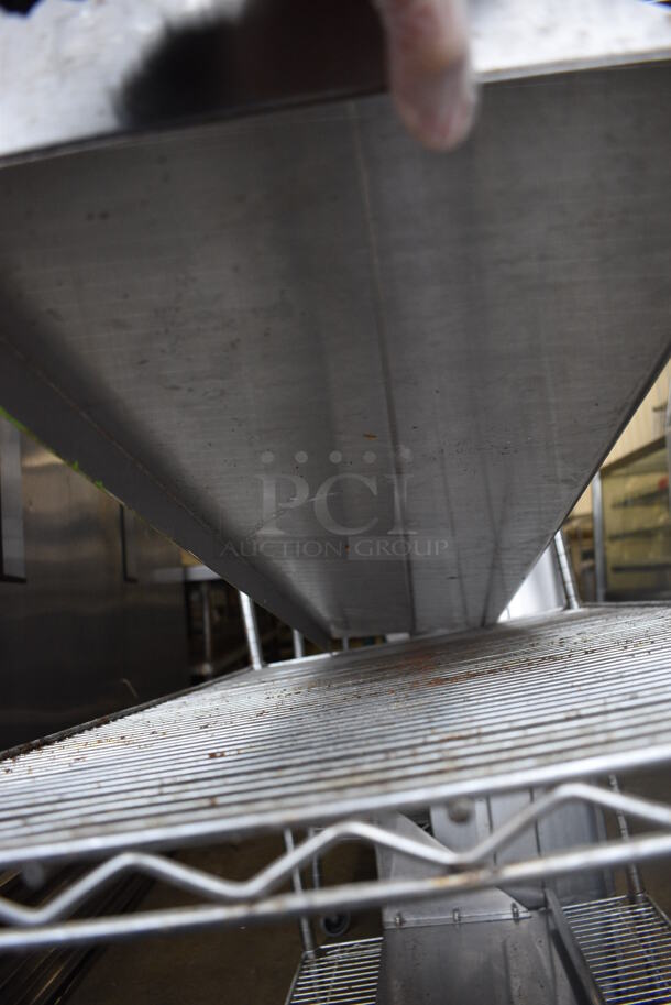 Stainless Steel Shelf w/ Wall Mount Brackets. 48x12x10 - Image 2 of 3