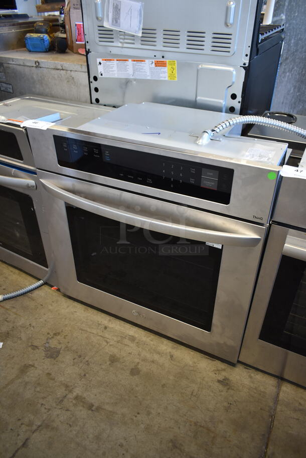 2021 LG LWS3063ST Stainless Steel Electric Powered Convection Oven. 120/208-240 Volts, 1 Phase.  - Image 1 of 4