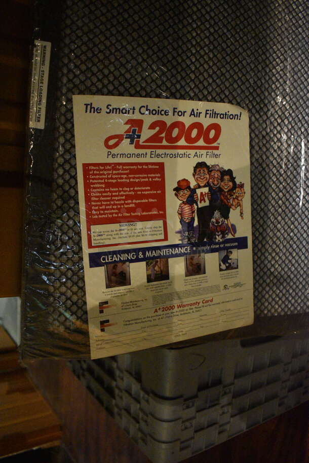 2 BRAND NEW A2000 Permanent Electrostatic Air Filters. 21x1x30. 2 Times Your Bid! (bar) - Image 4 of 5