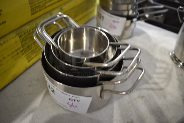 4 Various Stainless Steel Stock Pots. Includes 5x3x2. 4 Times Your Bid! - Image 2 of 2
