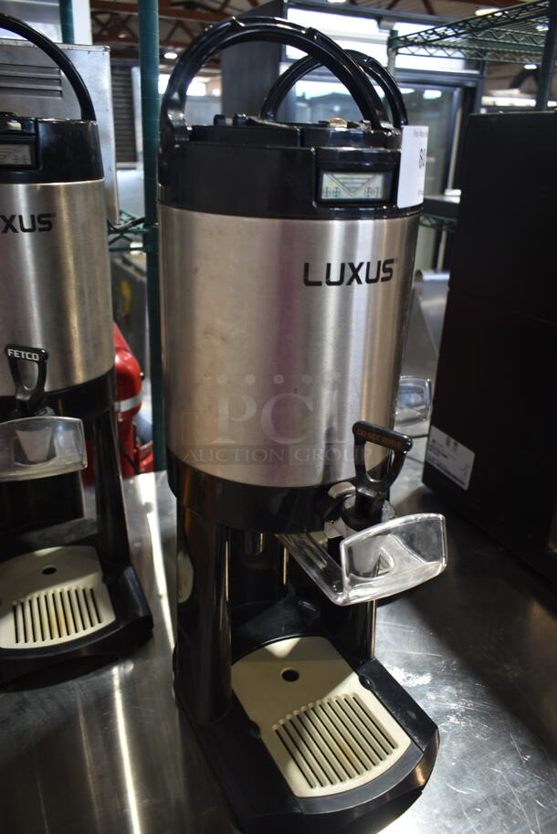 3 Fetco Luxus L4D-10 Stainless Steel Countertop Coffee Server Satellite on Stand. 3 Times Your Bid! - Image 2 of 5